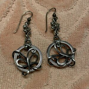 Vintage Brighton Butterfly Dangle Earrings